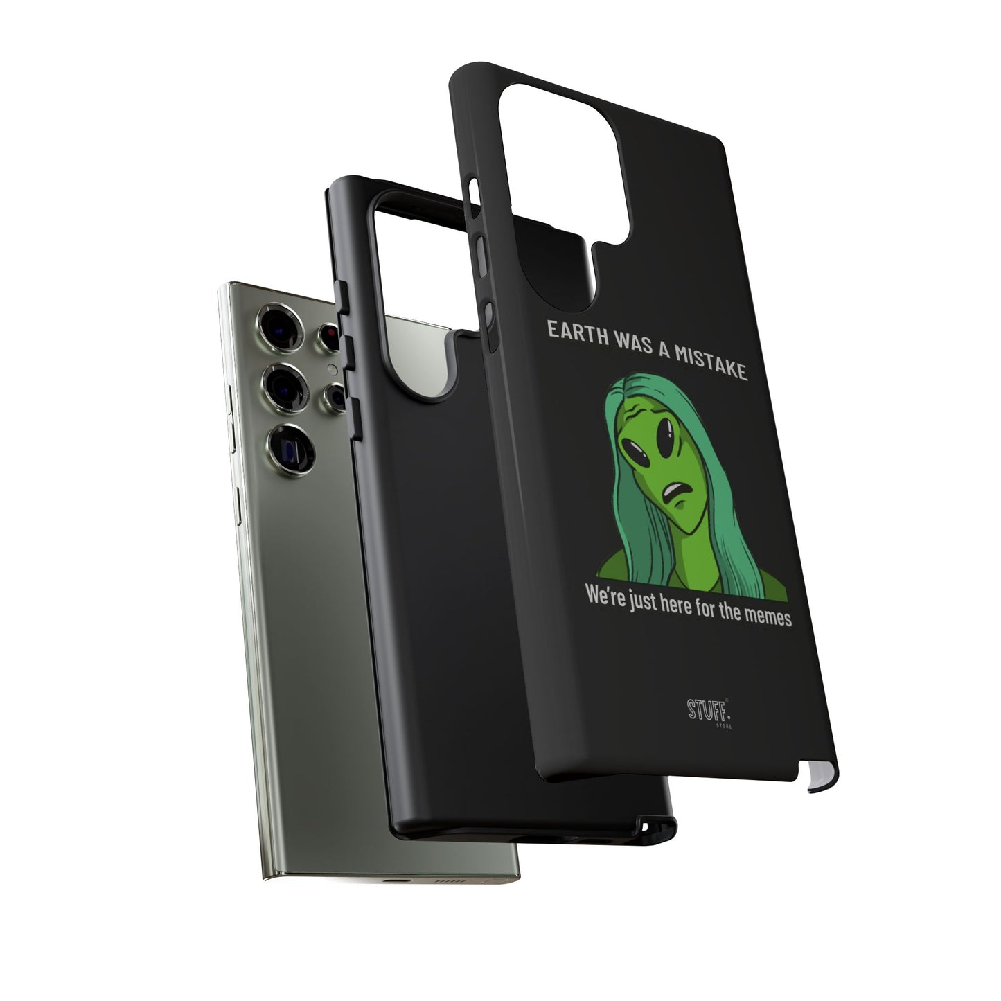 Meme Liking Alien Case | Coque résistante double protection pour les amateurs de Pop Culture