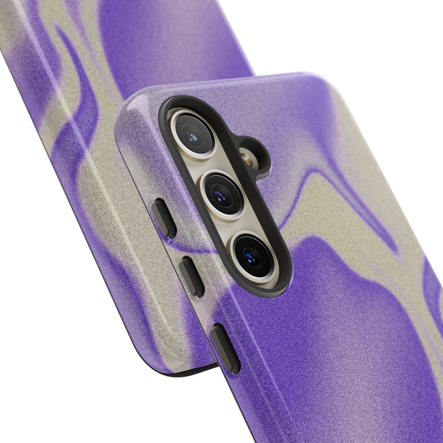 Swirly Case | Coque résistante double protection - Motif vague pourpre