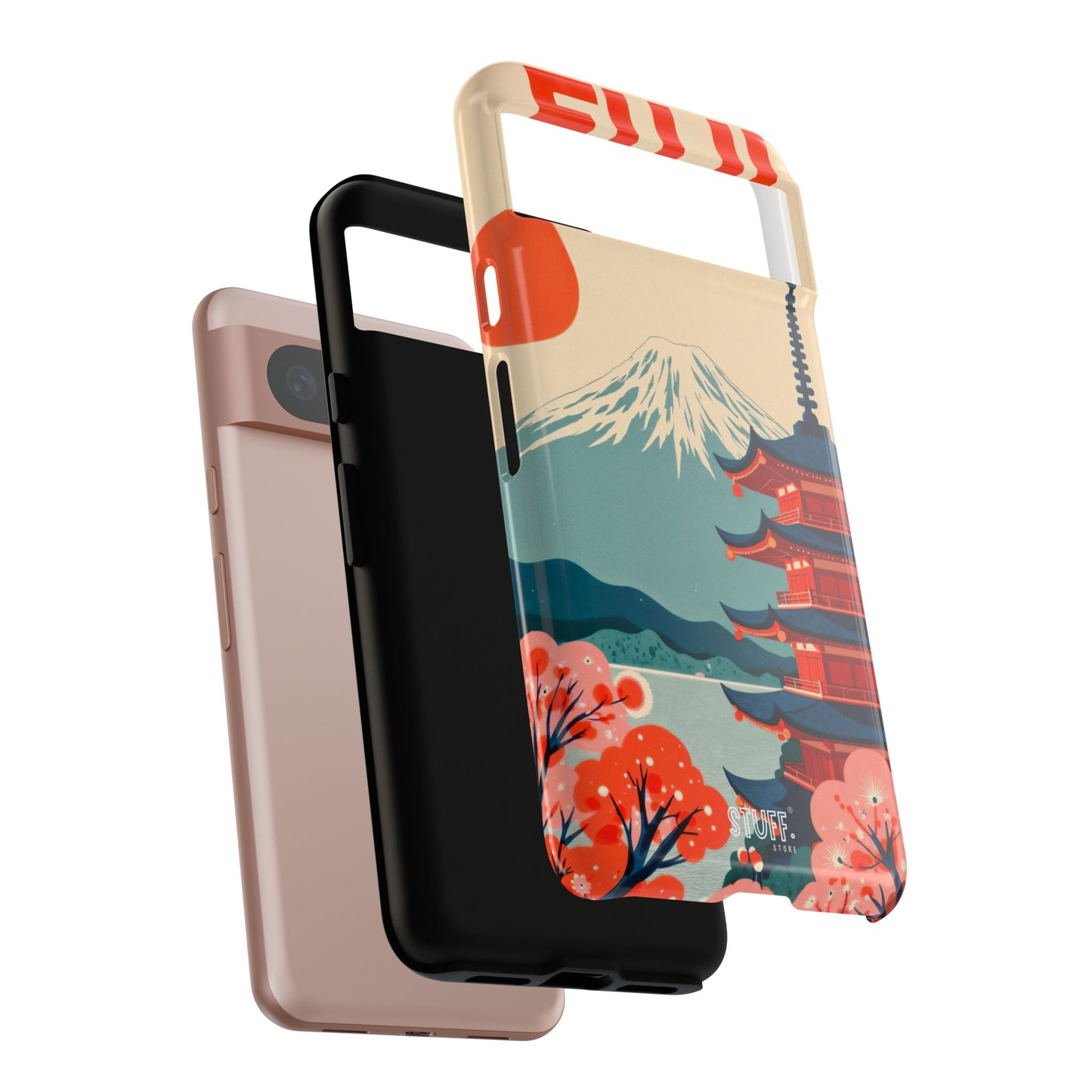 Fuji Case | Coque résistante double protection avec Design Mont Fuji