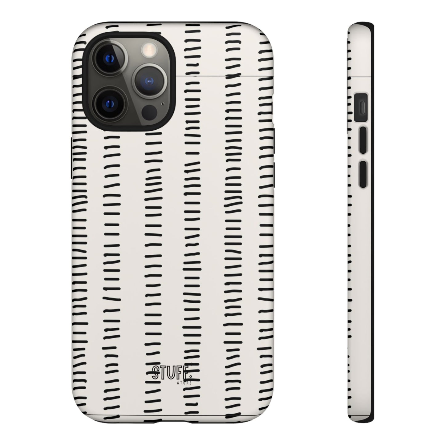 Striped Case | Coque résistante double protection antichoc - Design Minimaliste