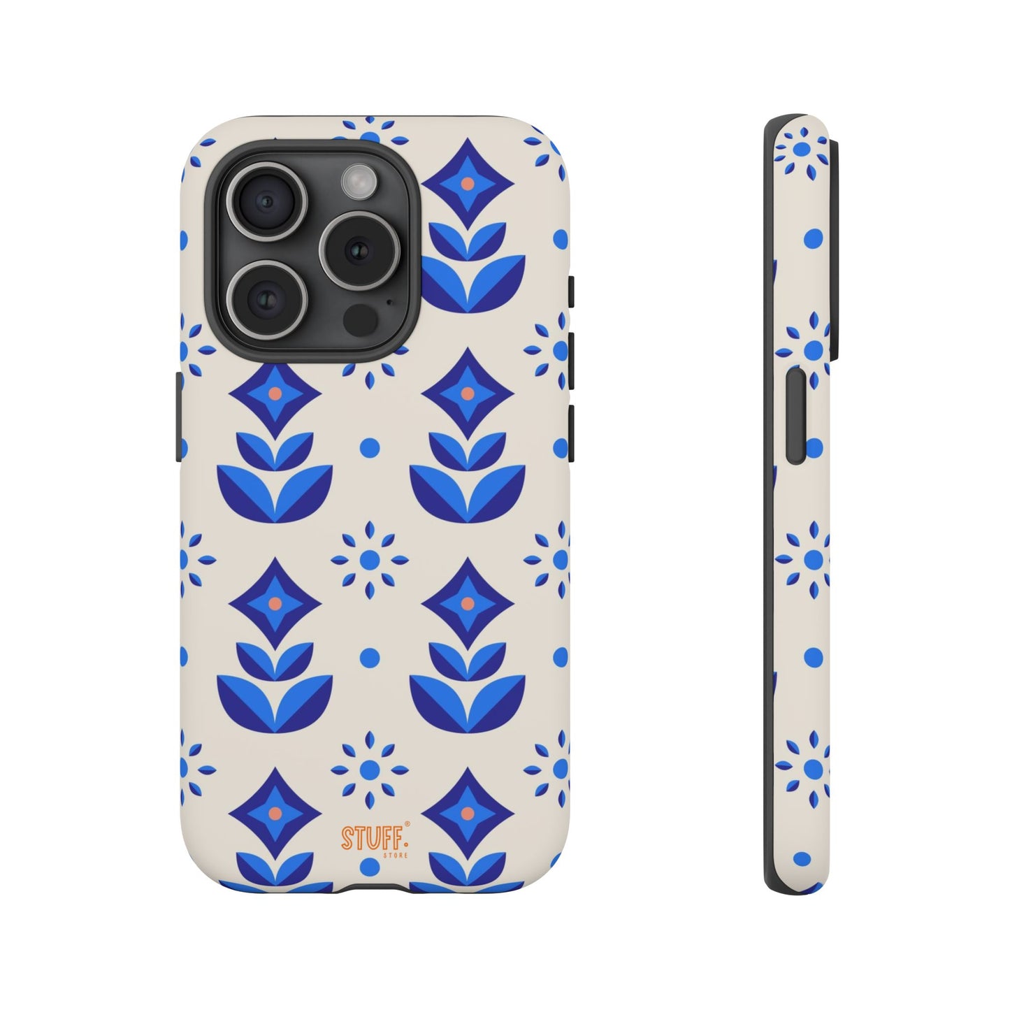 Floral Case | Coque résistante double protection avec Design Fleuri