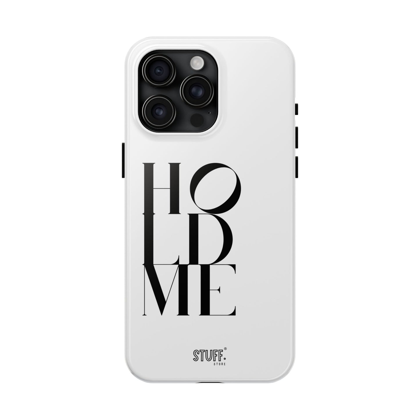 Hold Me | Coque résistante et durable avec Design épuré Monochrome