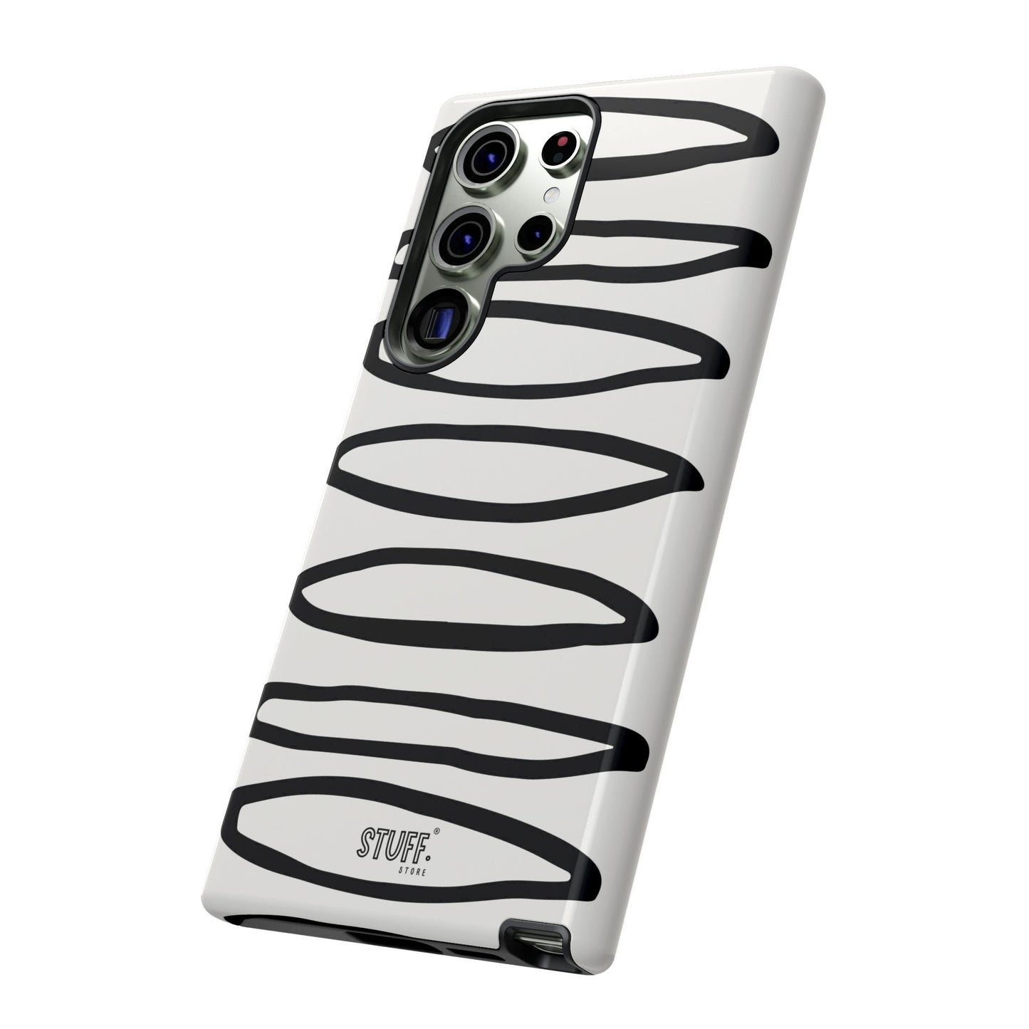 Loopy Case | Coque résistante double protection - Motif cercles abstraits
