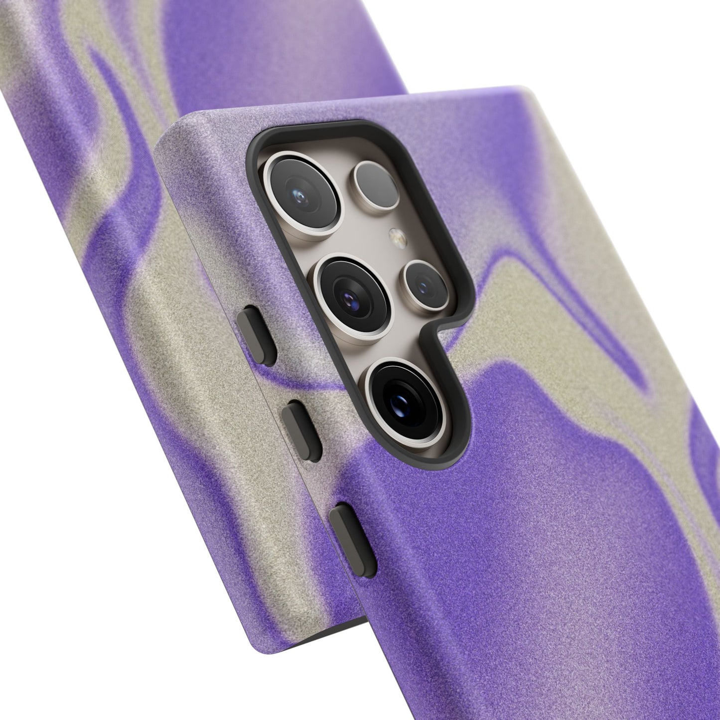 Swirly Case | Coque résistante double protection - Motif vague pourpre