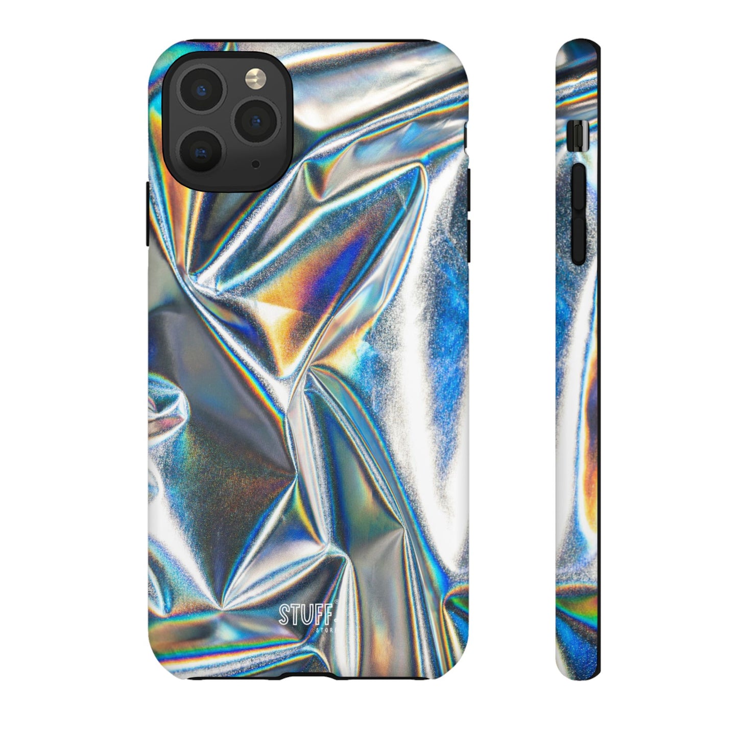 Metallic Case | Coque résistante double protection anti-choc - Effet Métallique