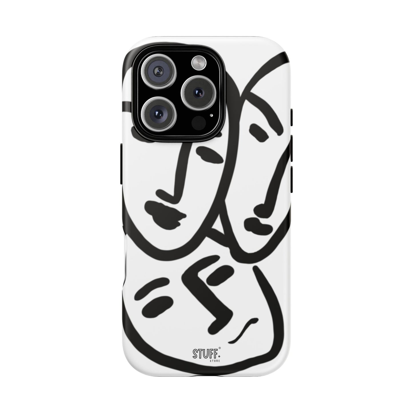 Les Trois Visages | Coque résistante double protection — inspiration Matisse