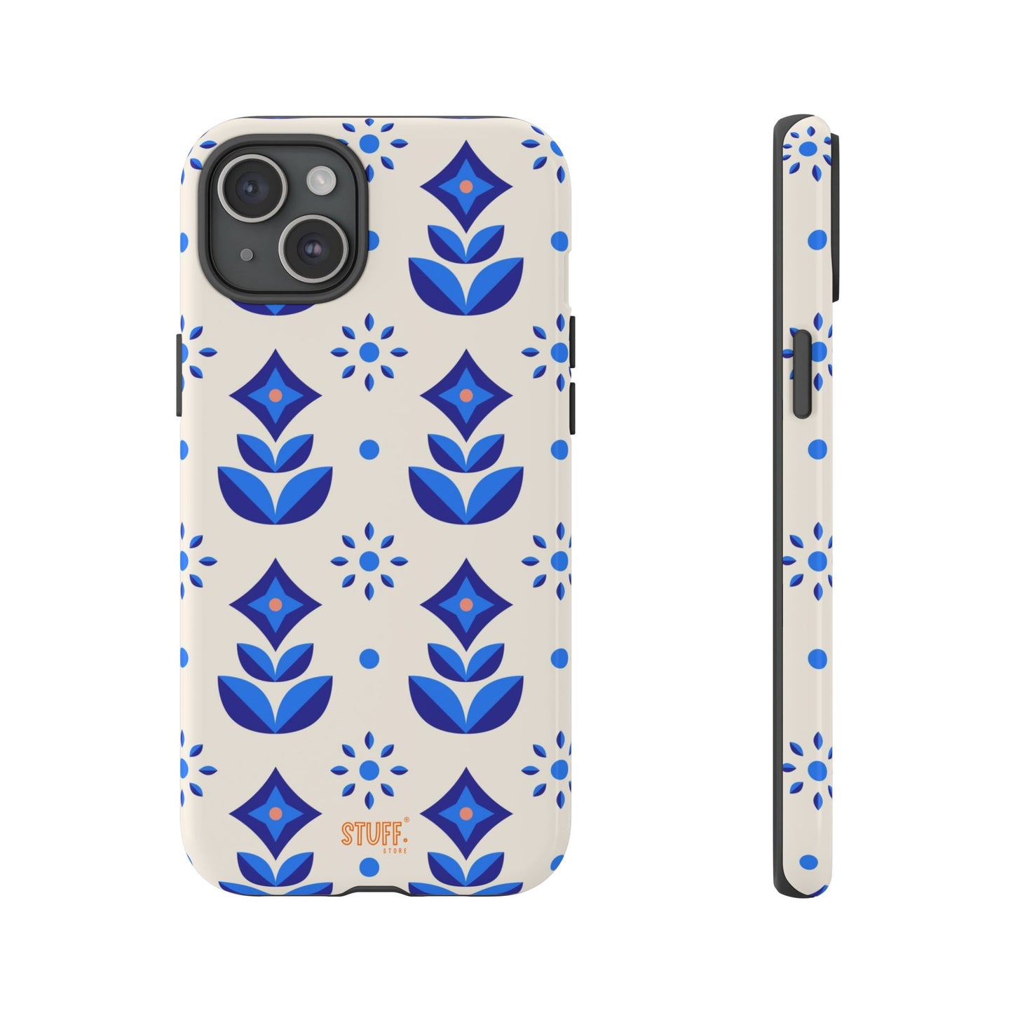 Floral Case | Coque résistante double protection avec Design Fleuri