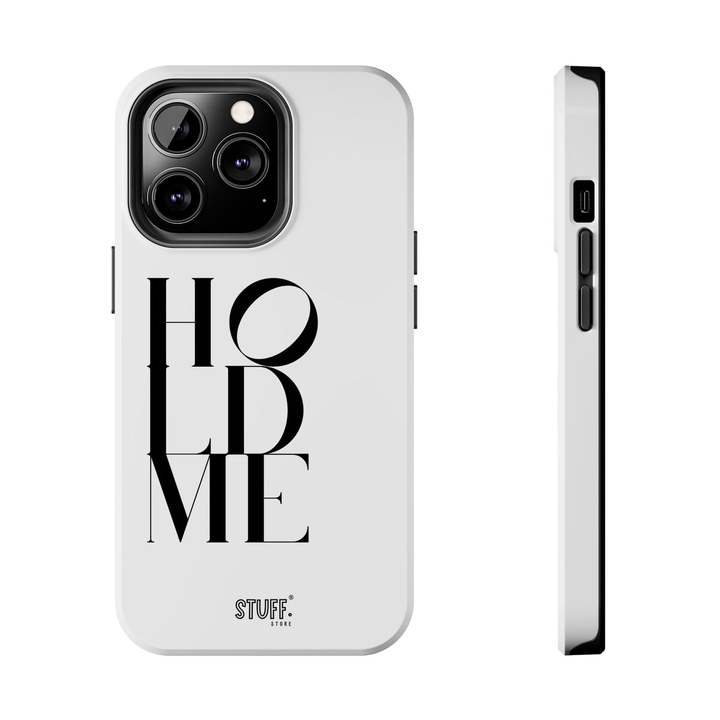 Hold Me | Coque résistante et durable avec Design épuré Monochrome