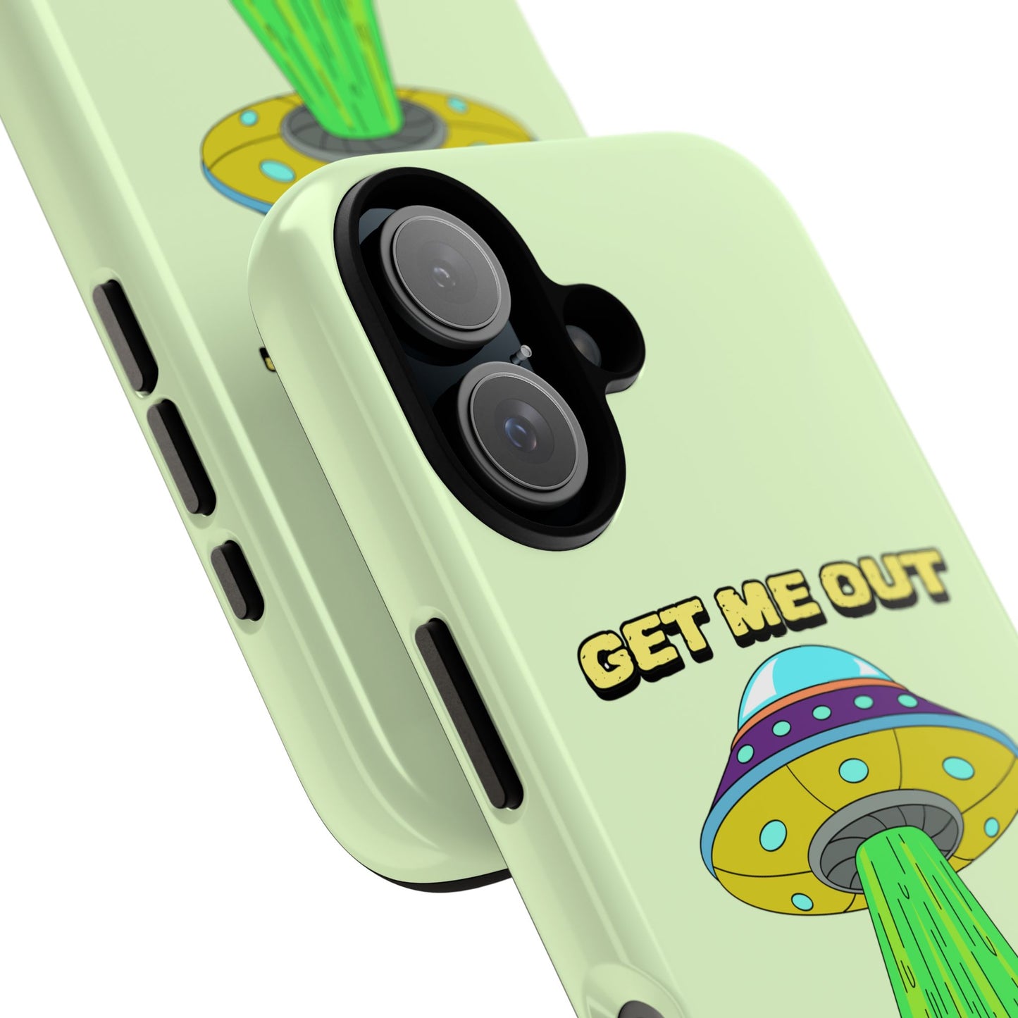Get Me Out of Here | Coque résistante anti-choc — Vert Menthe