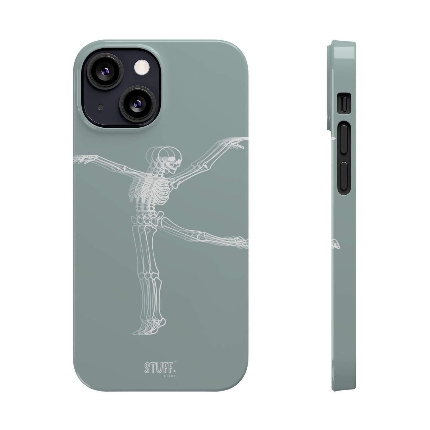 Bone-a-Rina | Coque slim durable et anti-chocs avec Design de Squelette Ballerine