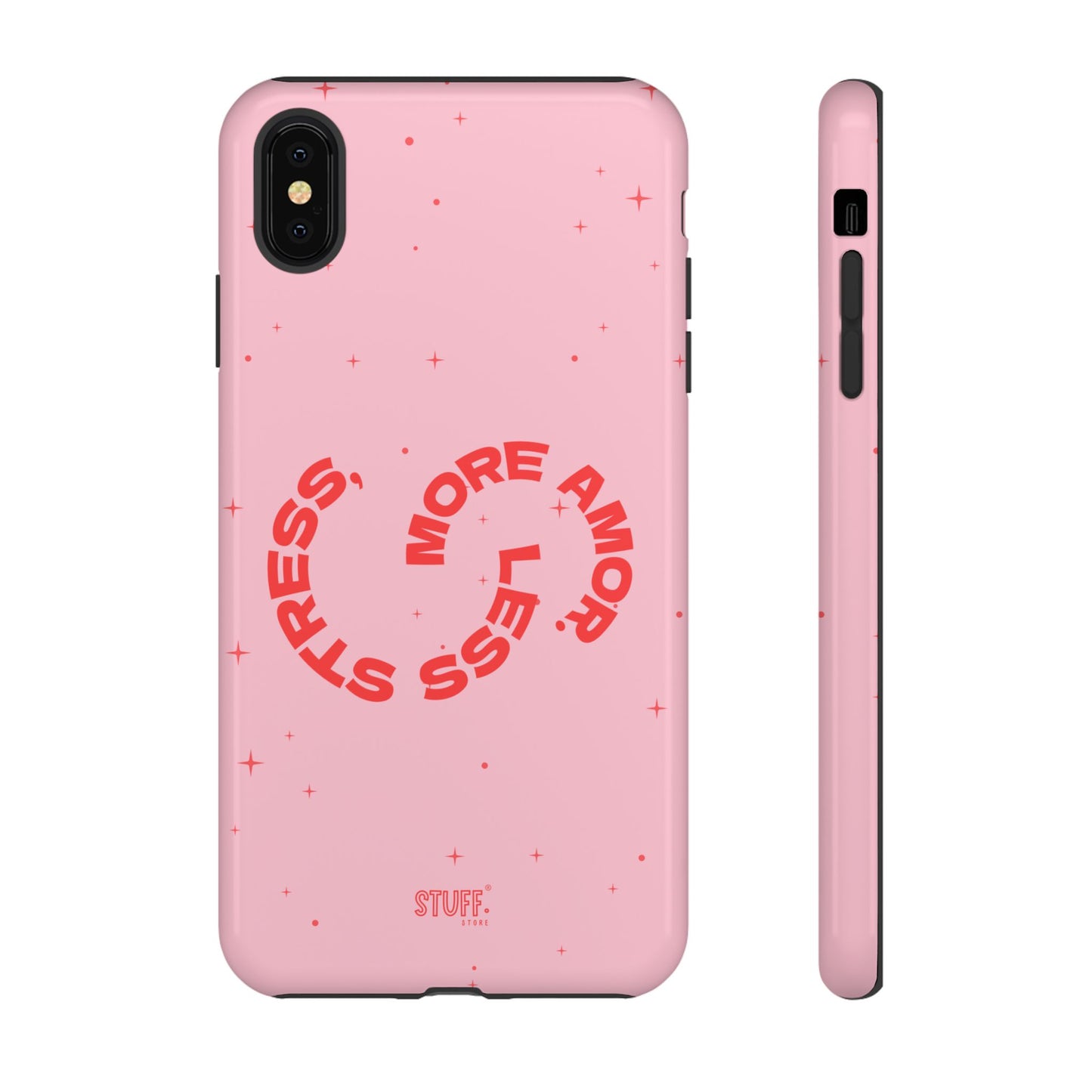 More Amor Case | Coque résistante double protection avec phrase Bienveillante