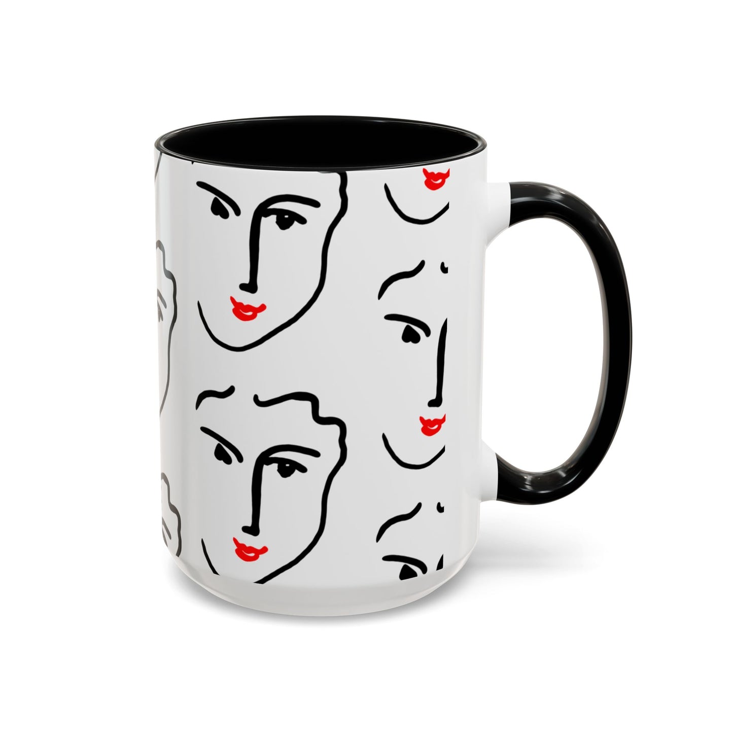 Nadia Cup | Matisse-inspired two-tone mug - 330ml
