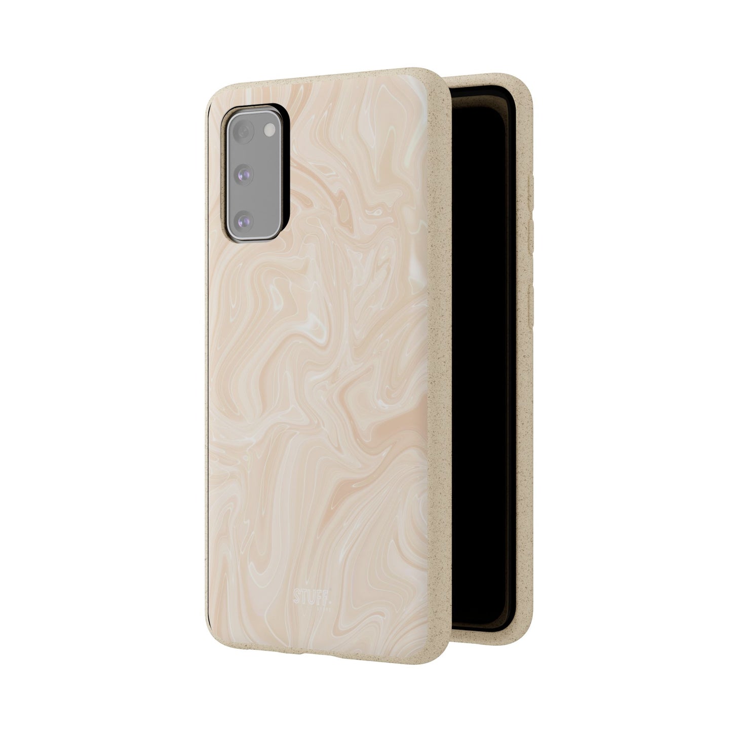 Liquid Marble Case | Coque Eco-Friendly en Bambou et Bioplastique Effet Marbré - Disponible avec Emballage Cadeau