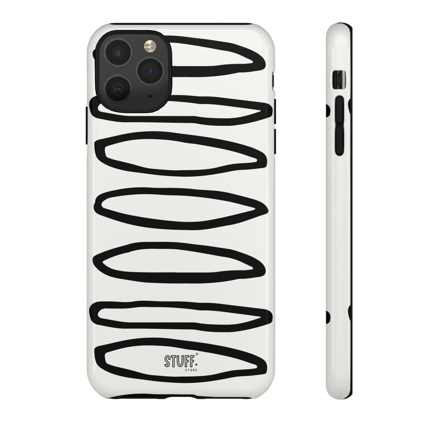 Loopy Case | Coque résistante double protection - Motif cercles abstraits
