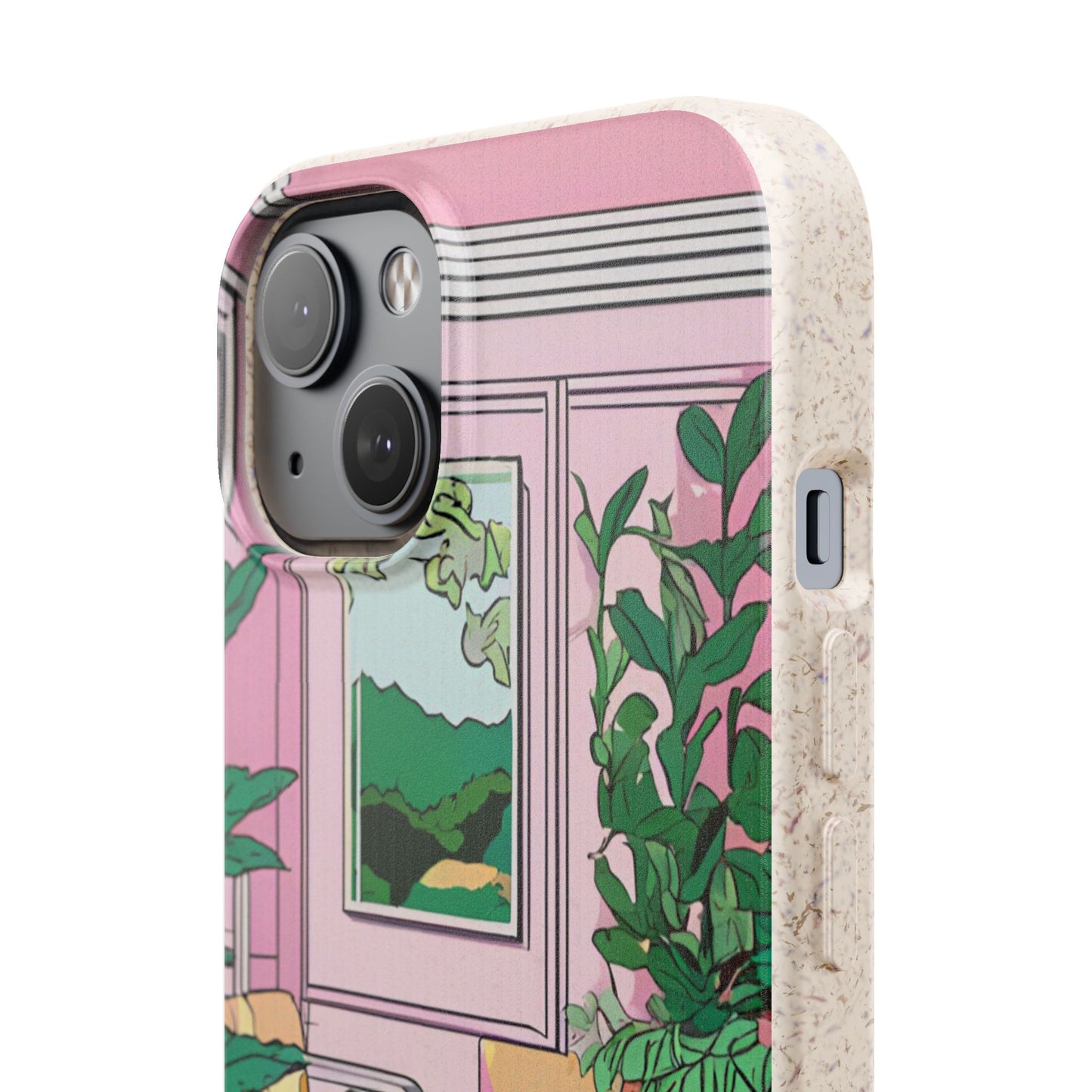 Plant Pop Case | Coque biodégradable en bambou et bioplastique avec design coloré | Parfait pour les amoureux des plantes - Avec emballage cadeau