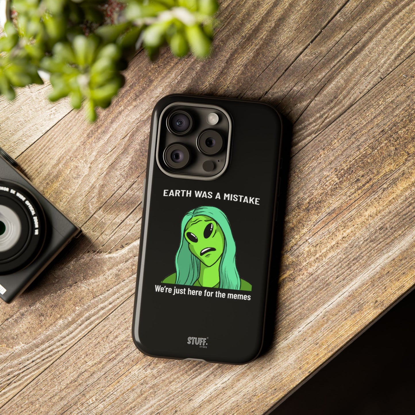Meme Liking Alien Case | Coque résistante double protection pour les amateurs de Pop Culture