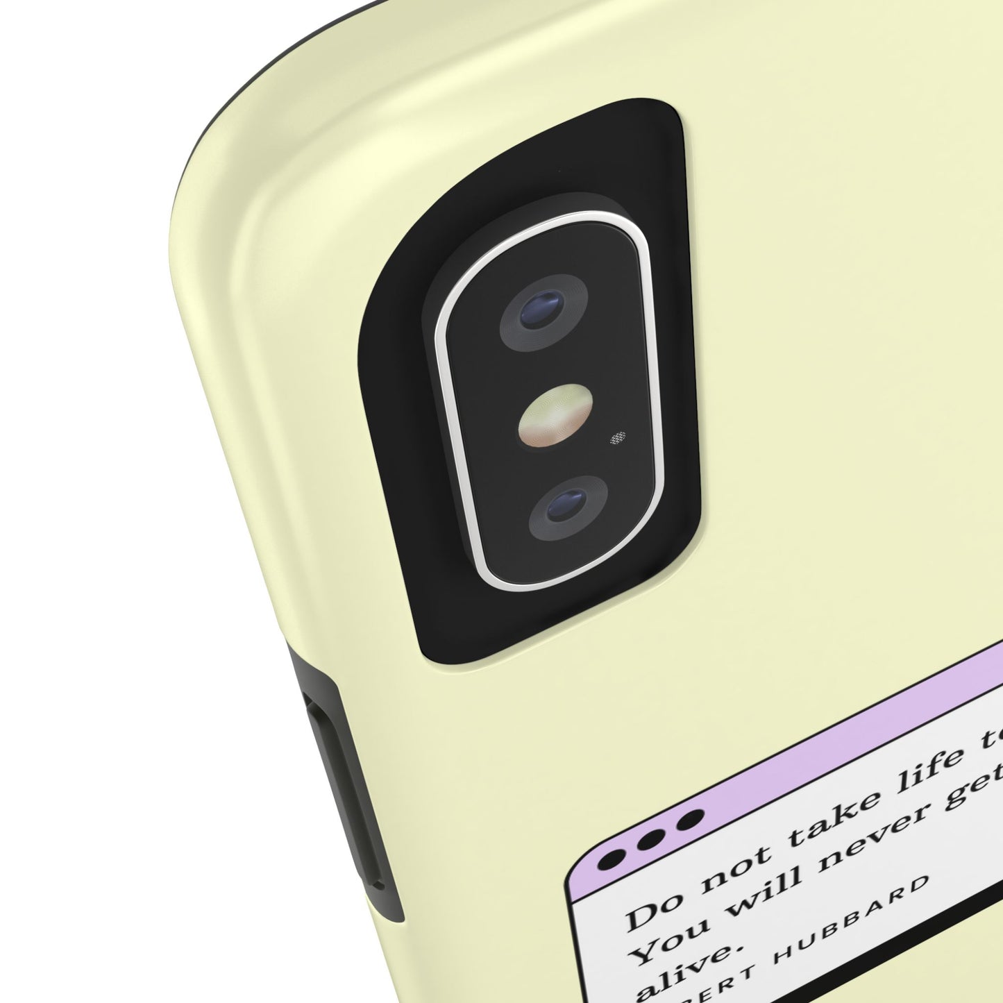 Window Case | Coque résistante à double protection avec citation – Design minimal & message puissant
