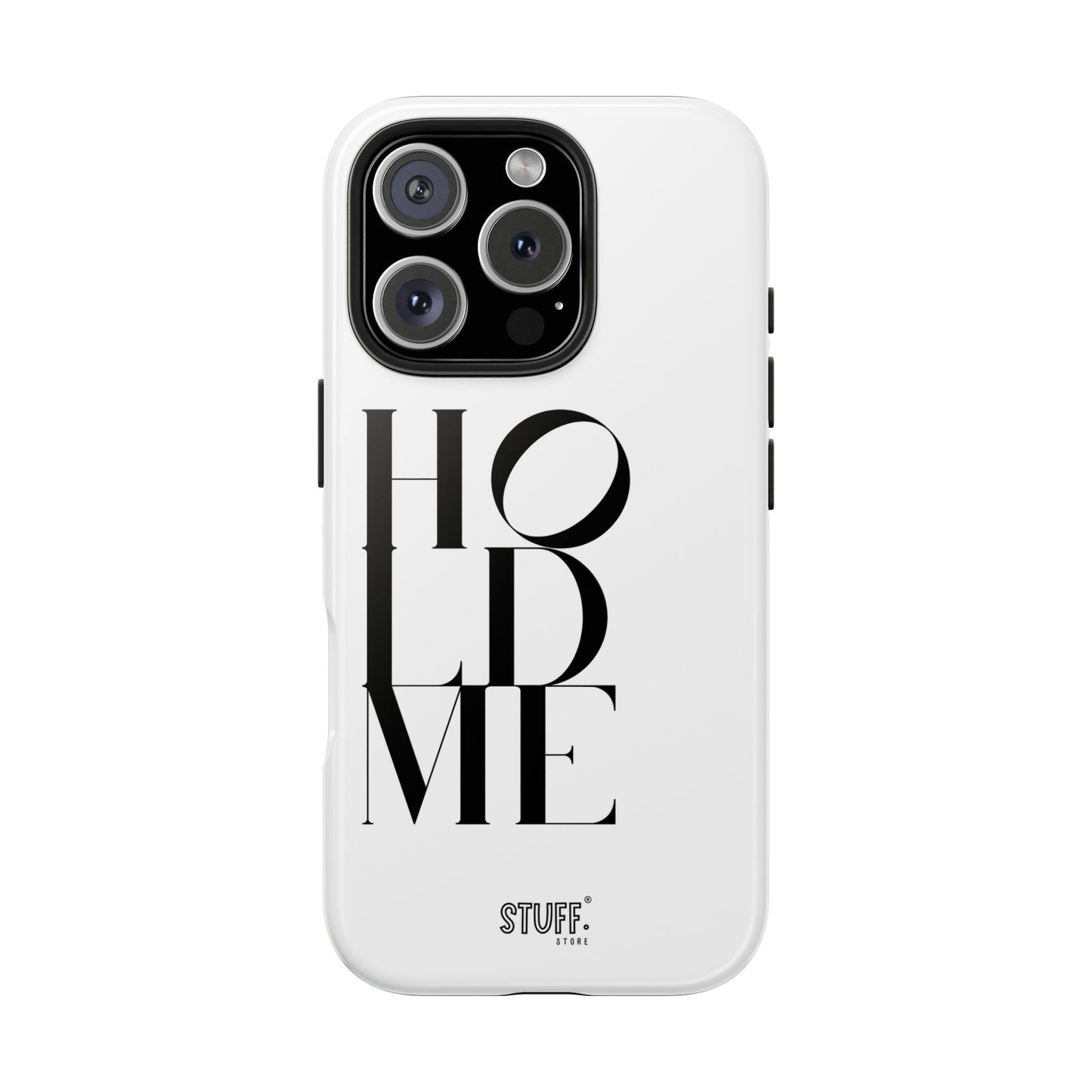 Hold Me | Coque résistante et durable avec Design épuré Monochrome