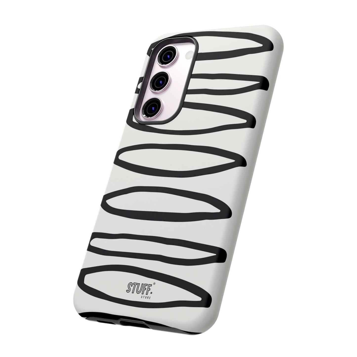 Loopy Case | Coque résistante double protection - Motif cercles abstraits