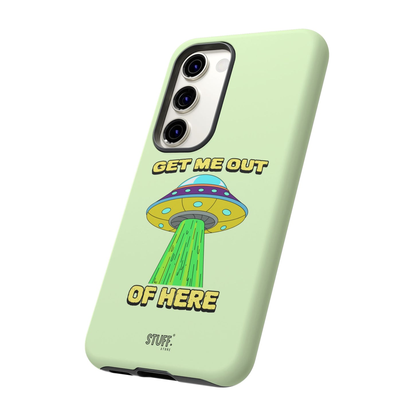 Get Me Out of Here | Coque résistante anti-choc — Vert Menthe