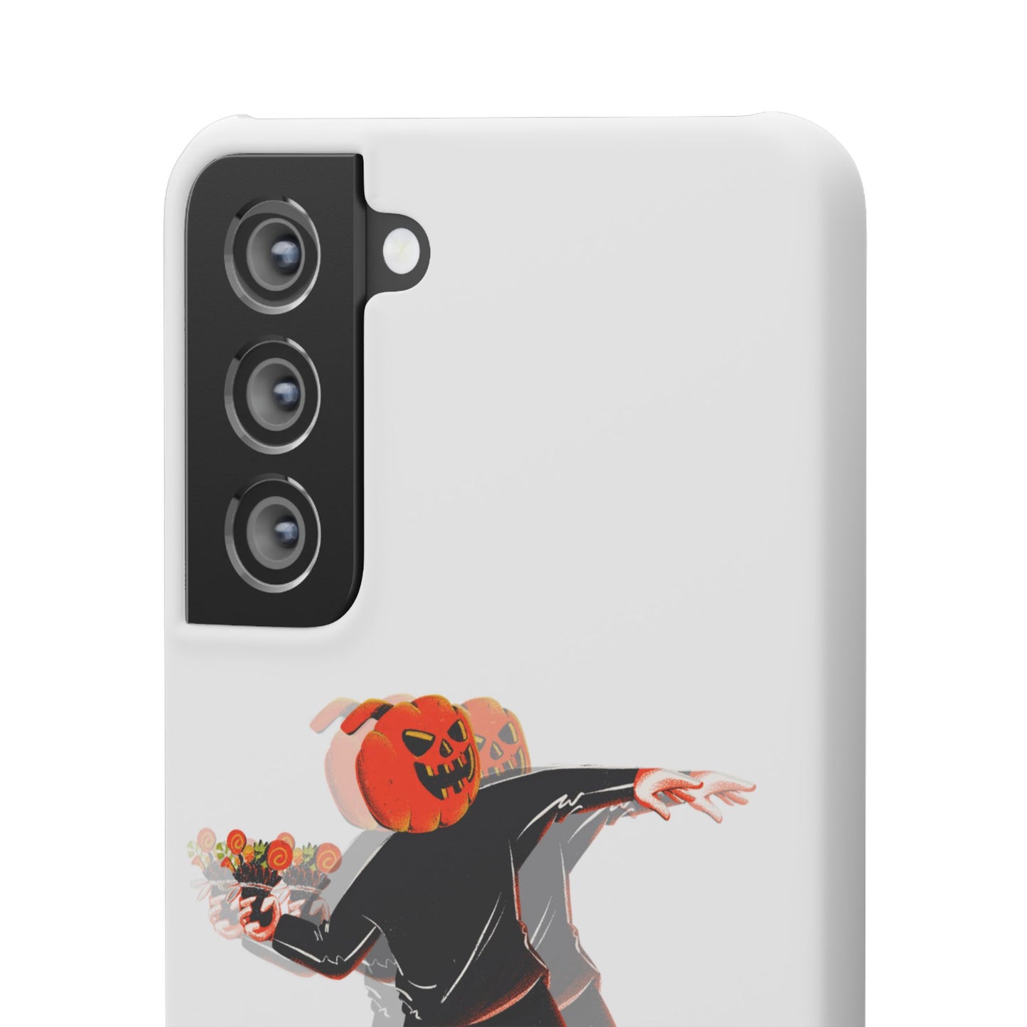 Pumpksy | Coque snap légère et résistante inspiration Banksy – Blanc