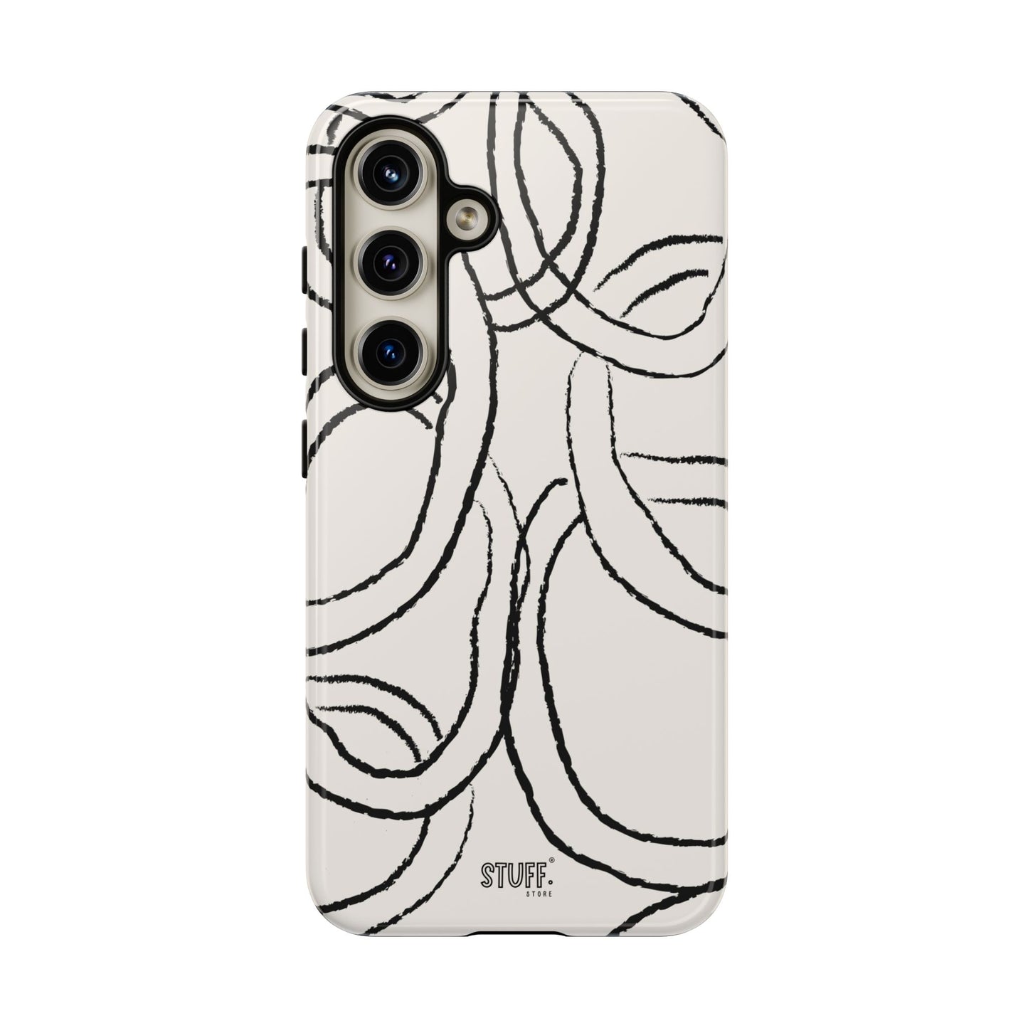 Doodly Case | Coque résistante double protection avec Design Gribouillis Minimaliste