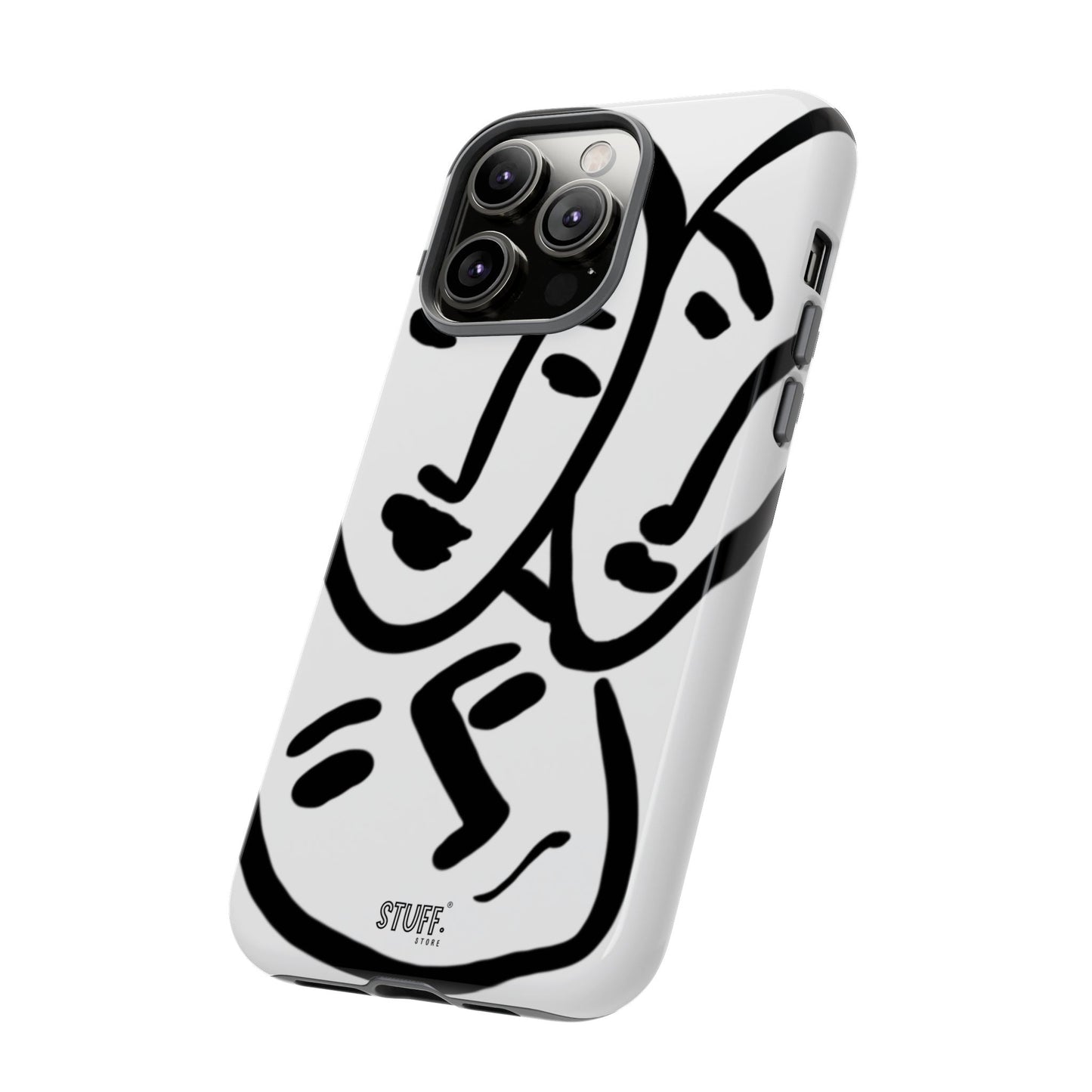 Les Trois Visages | Coque résistante double protection — inspiration Matisse