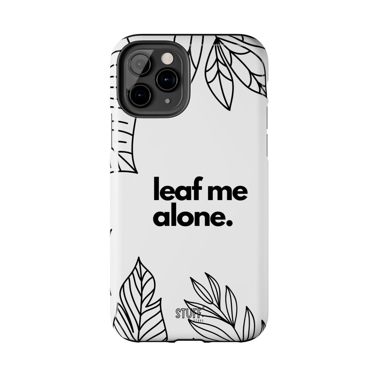 Leaf Me Case | Coque résistante double protection avec design minimaliste