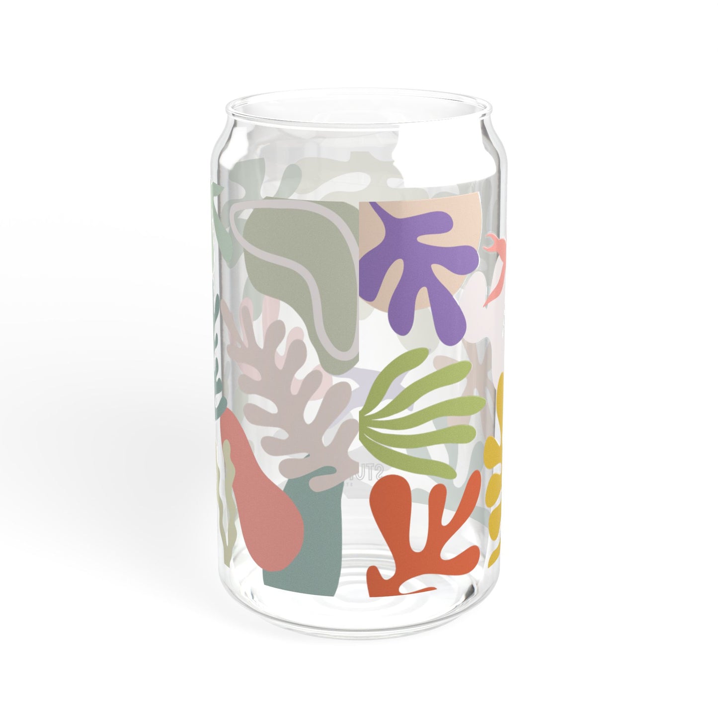 Pastel Jungle Cup | Tasse anti-fuite pratique et étanche pour boissons chaudes et froides – 470ml