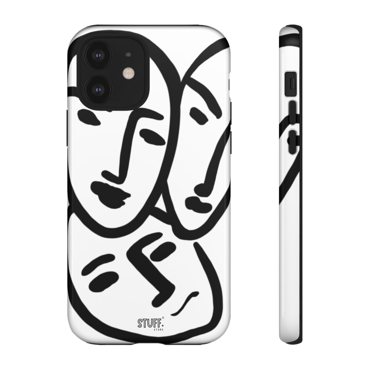 Les Trois Visages | Coque résistante double protection — inspiration Matisse