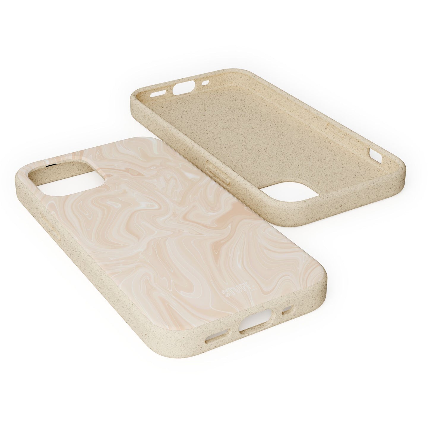 Liquid Marble Case | Coque Eco-Friendly en Bambou et Bioplastique Effet Marbré - Disponible avec Emballage Cadeau