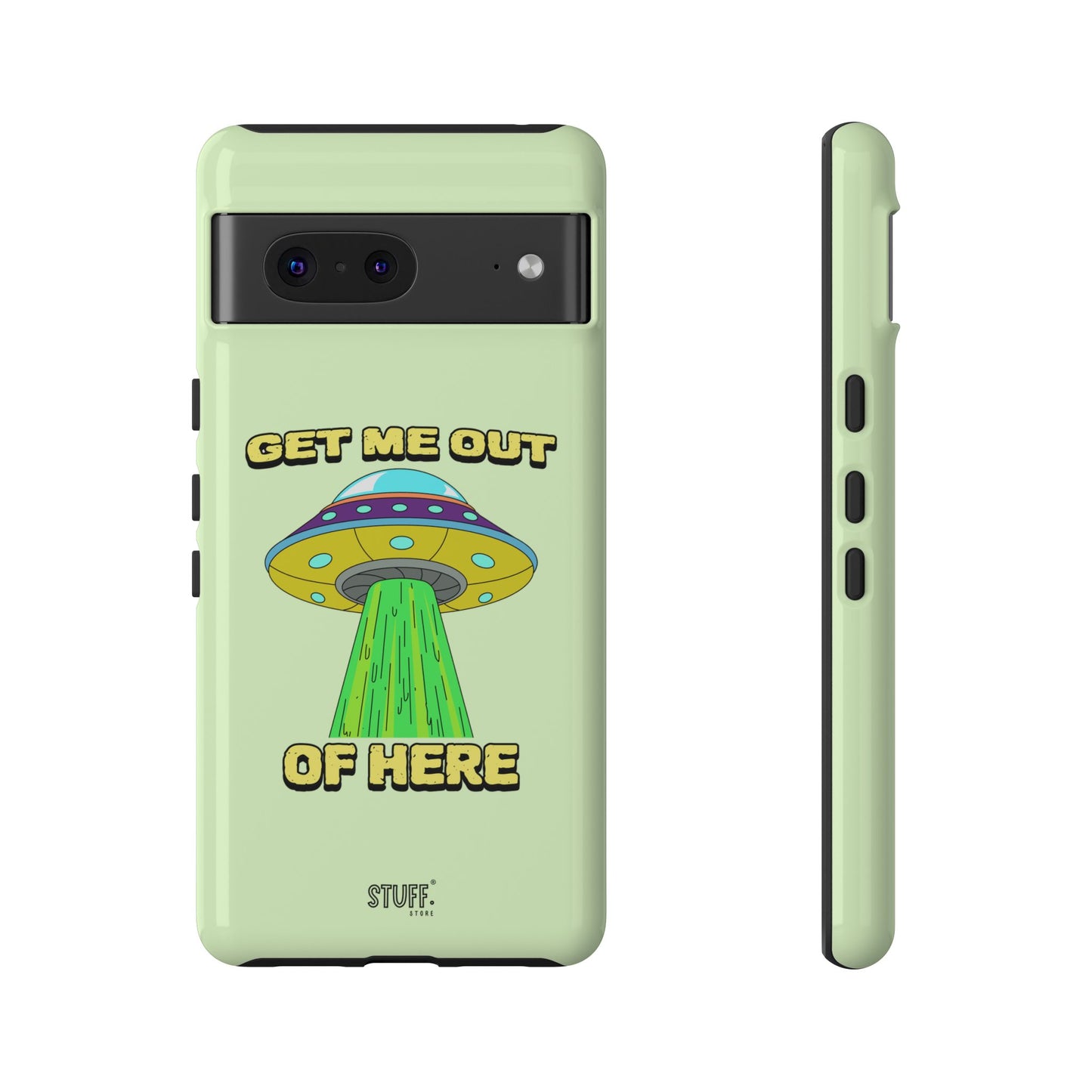 Get Me Out of Here | Coque résistante anti-choc — Vert Menthe