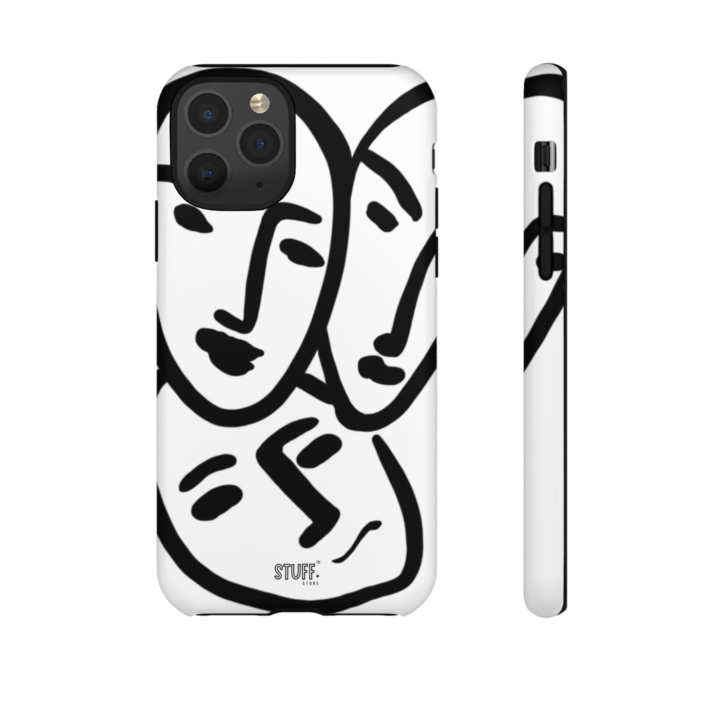 Les Trois Visages | Coque résistante double protection — inspiration Matisse