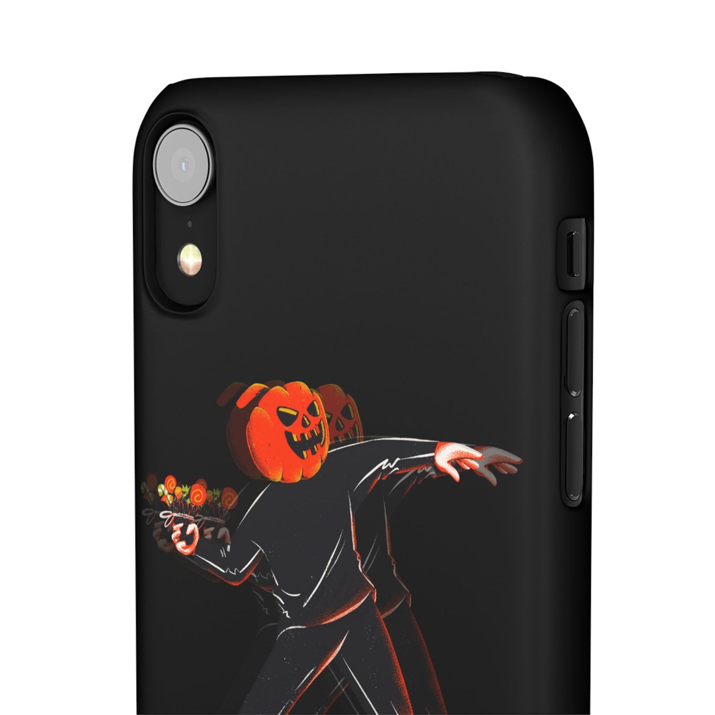 Pumpksy | Coque snap légère et résistante inspiration Banksy – Noir