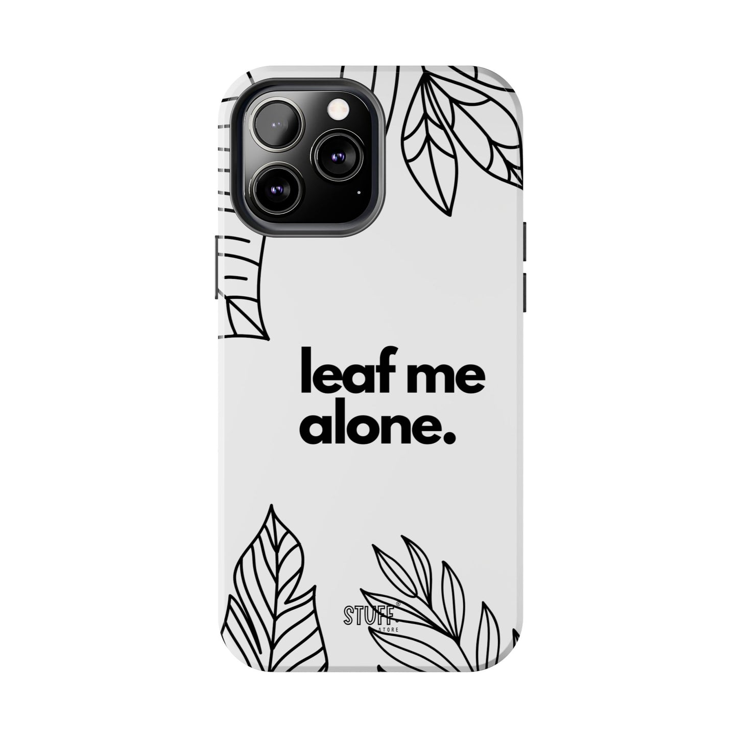 Leaf Me Case | Coque résistante double protection avec design minimaliste