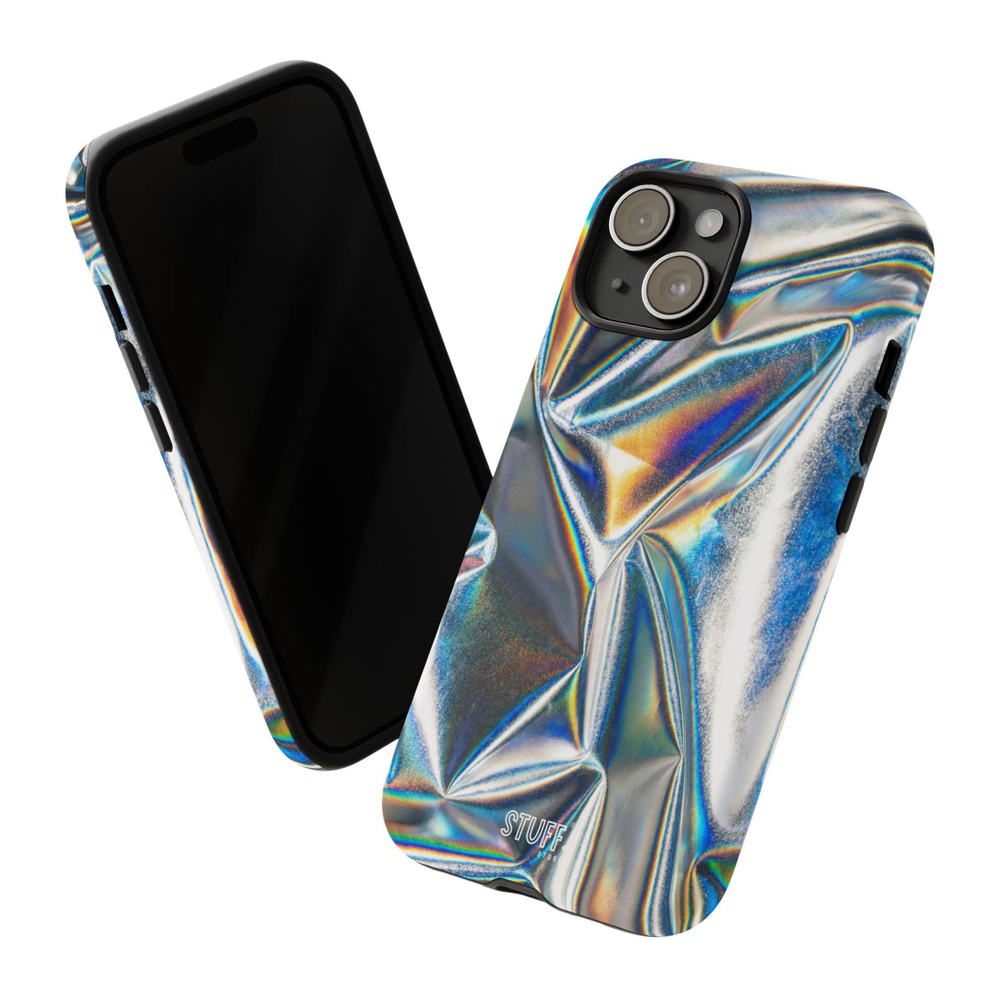 Metallic Case | Coque résistante double protection anti-choc - Effet Métallique