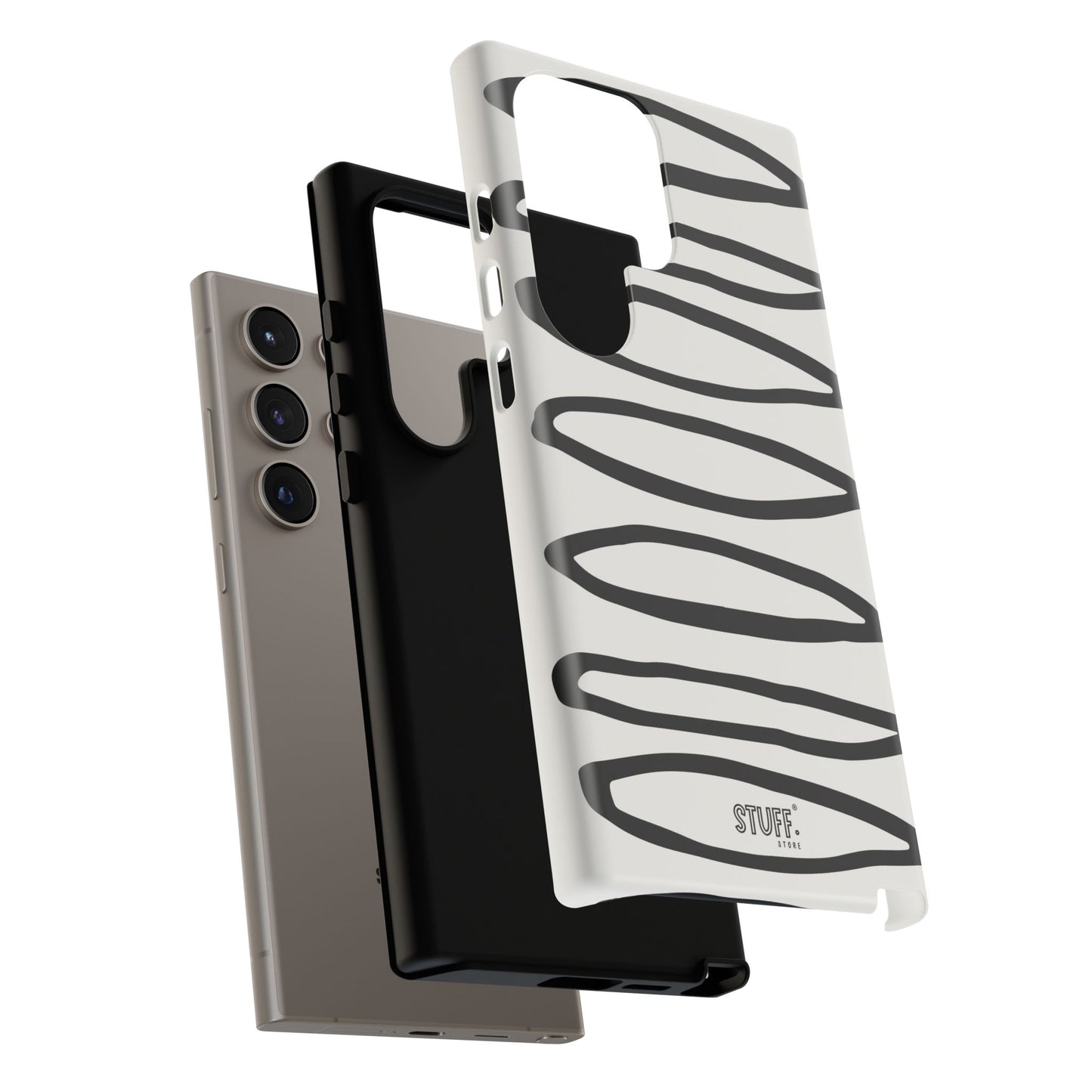 Loopy Case | Coque résistante double protection - Motif cercles abstraits