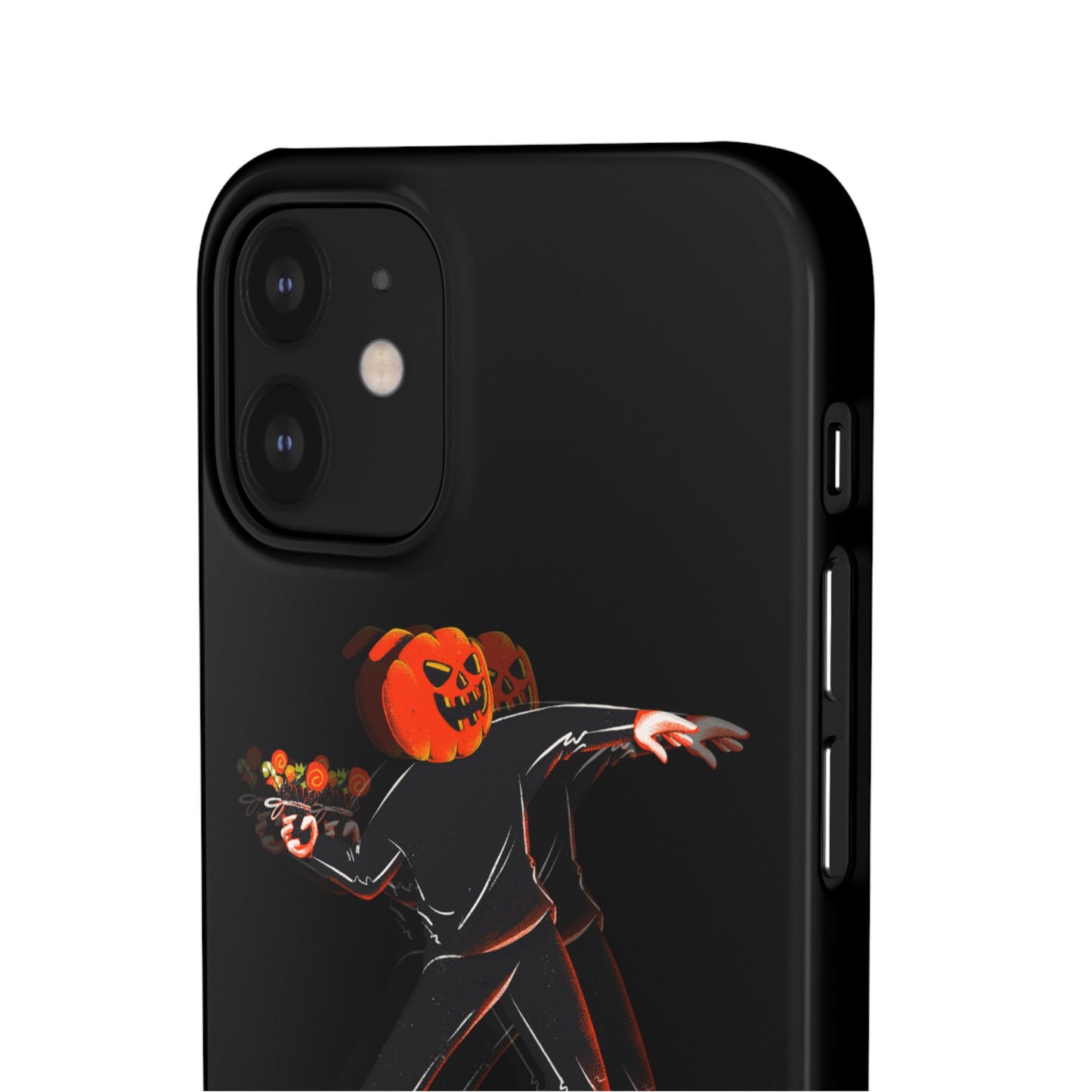 Pumpksy | Coque snap légère et résistante inspiration Banksy – Noir