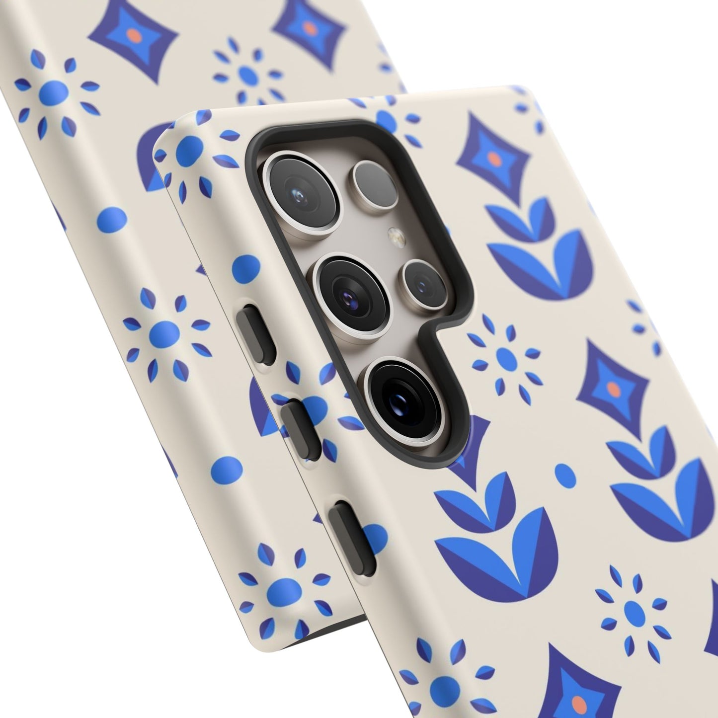 Floral Case | Coque résistante double protection avec Design Fleuri