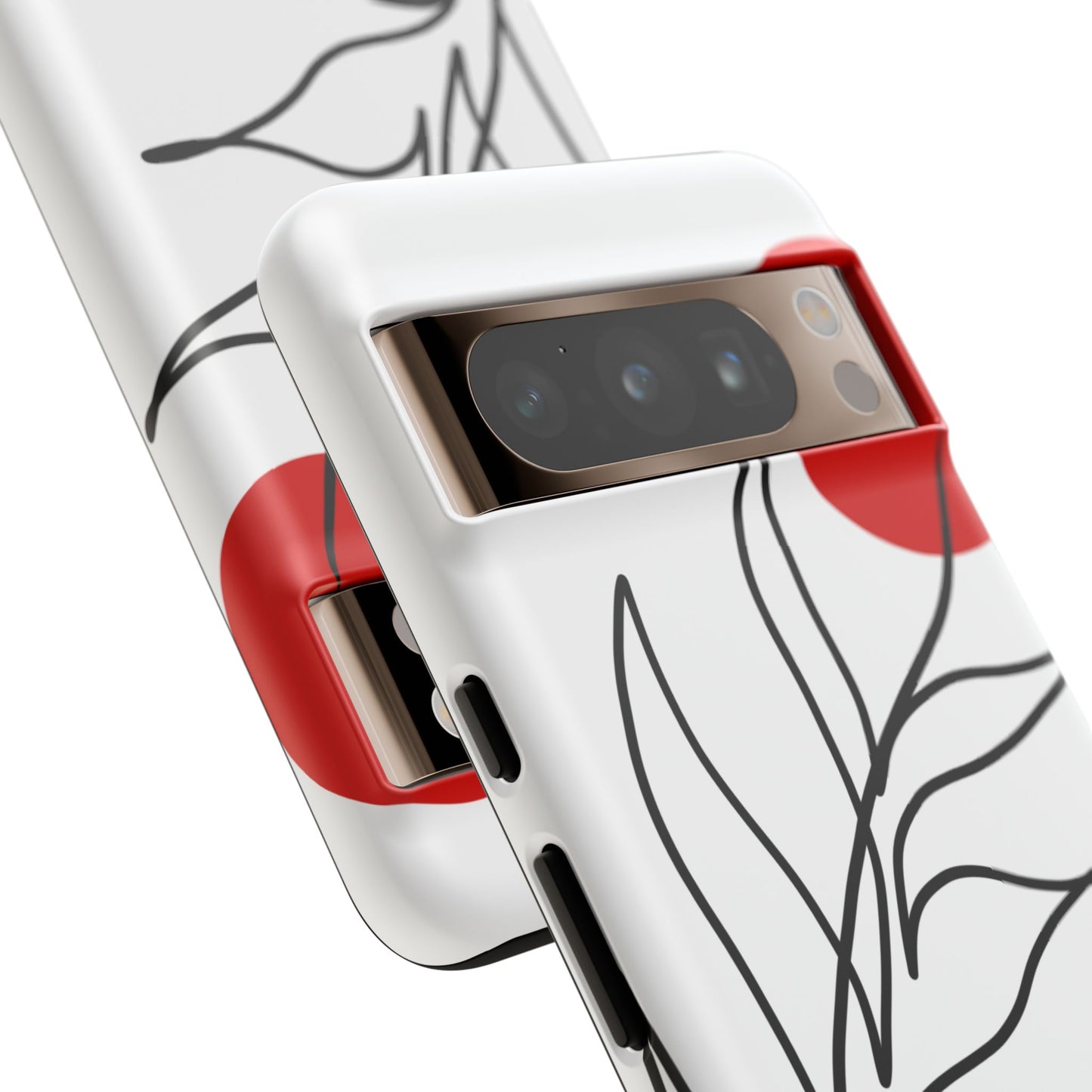 Red Sun Case | Coque résistante double protection avec Design Minimaliste