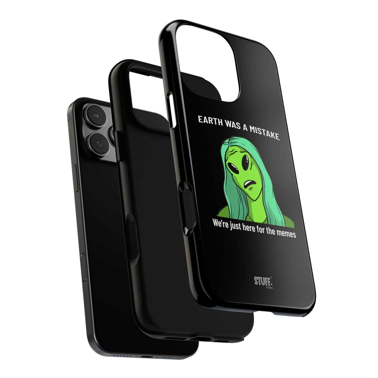 Meme Liking Alien Case | Coque résistante double protection pour les amateurs de Pop Culture