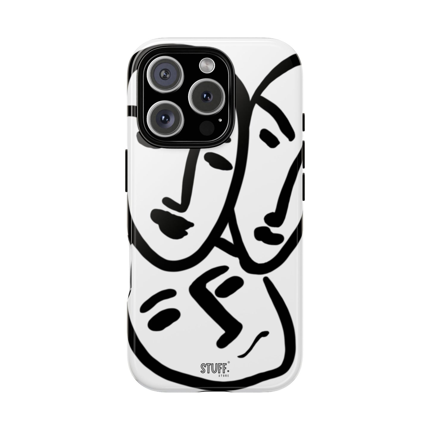 Les Trois Visages | Coque résistante double protection — inspiration Matisse