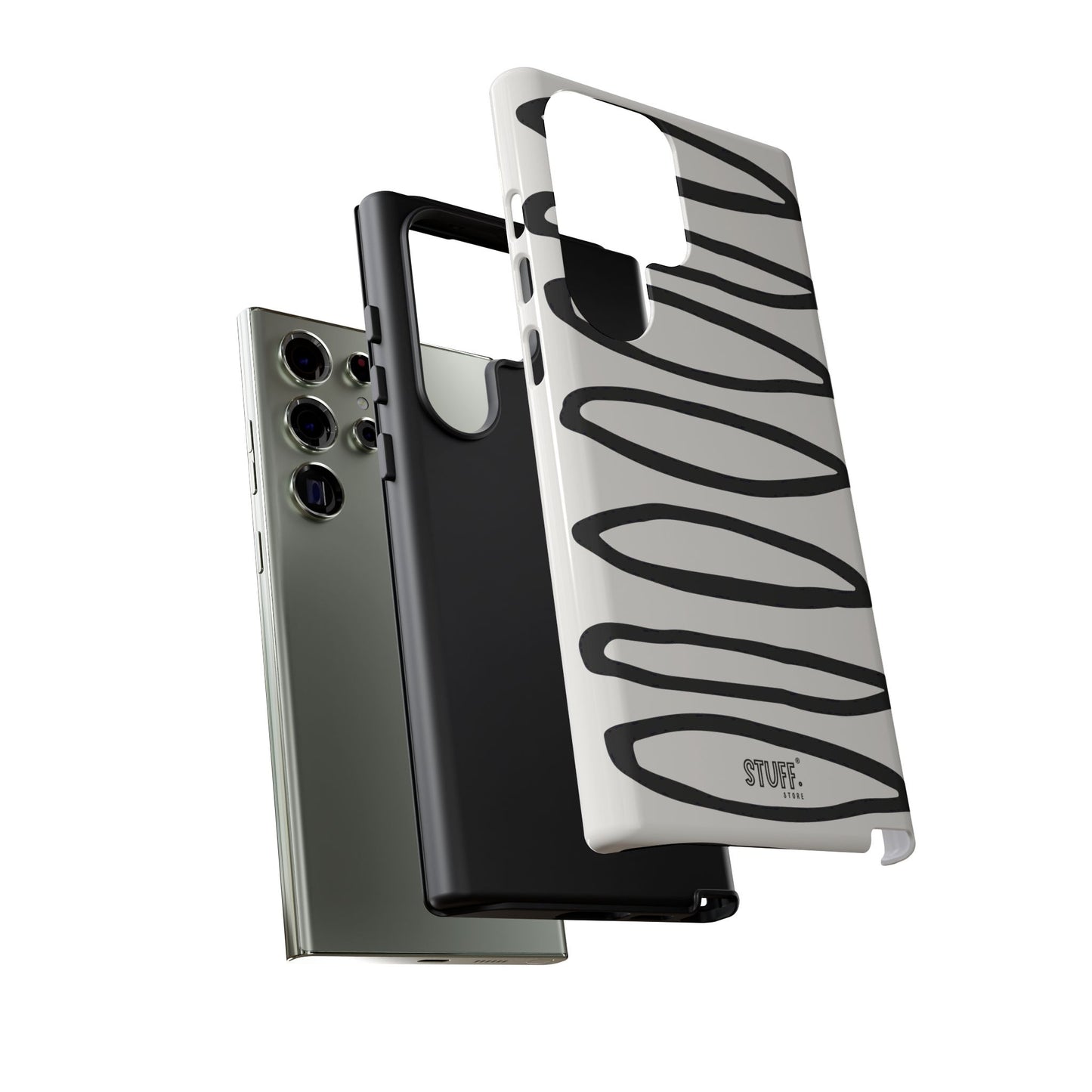 Loopy Case | Coque résistante double protection - Motif cercles abstraits