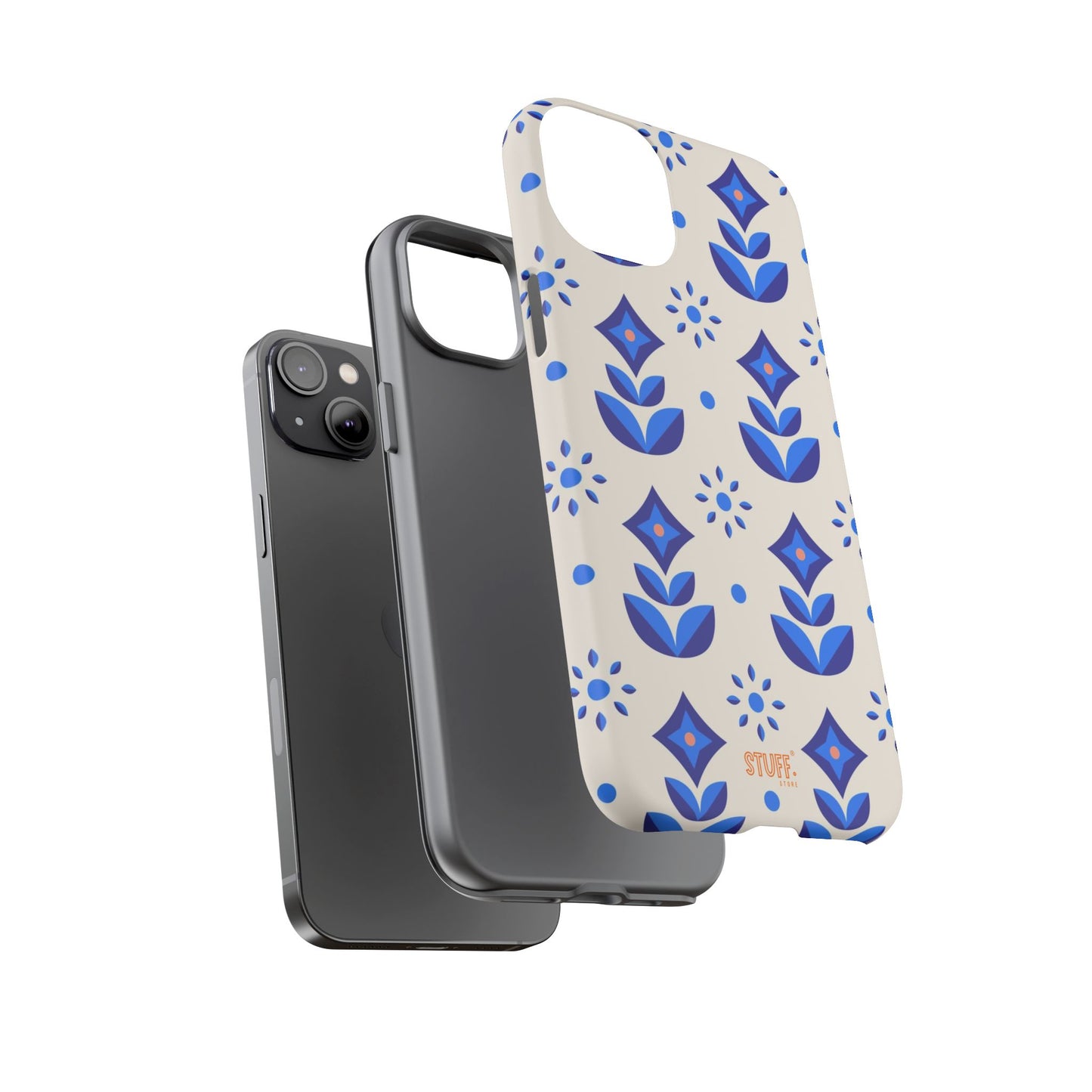 Floral Case | Coque résistante double protection avec Design Fleuri