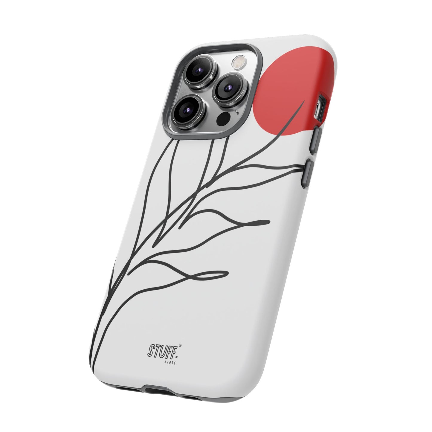 Red Sun Case | Coque résistante double protection avec Design Minimaliste
