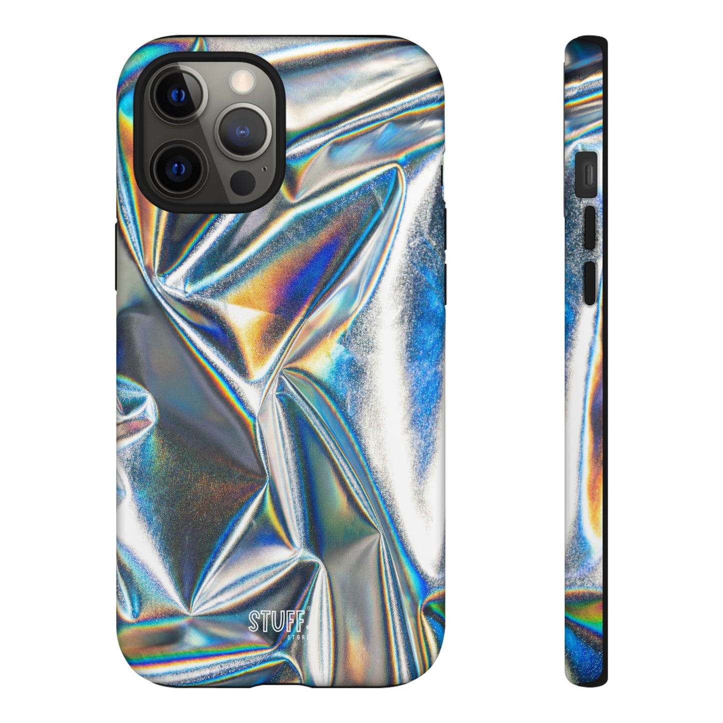 Metallic Case | Coque résistante double protection anti-choc - Effet Métallique