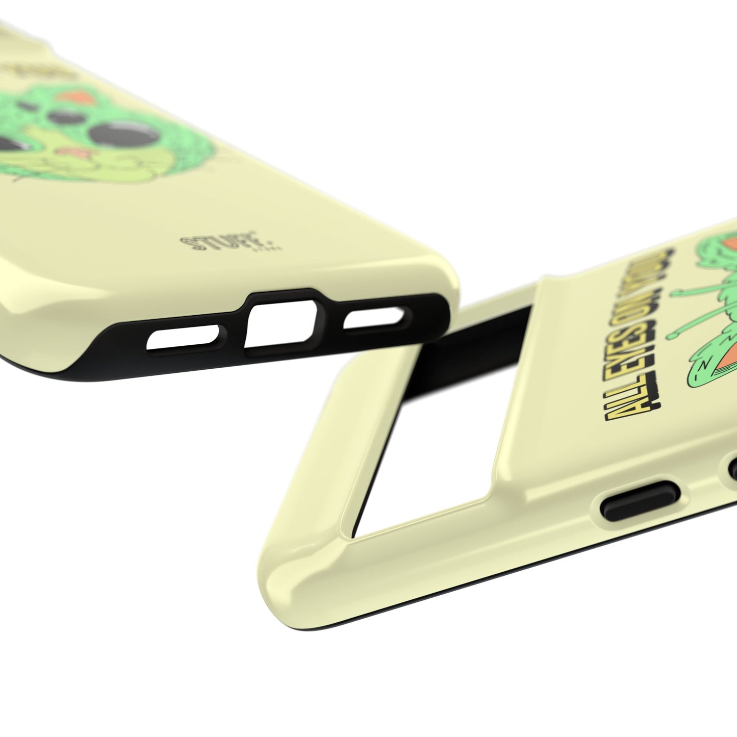 All Eyes on You Case | Coque résistante double protection avec Design Alien drôle
