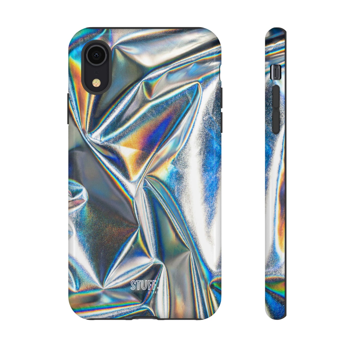 Metallic Case | Coque résistante double protection anti-choc - Effet Métallique