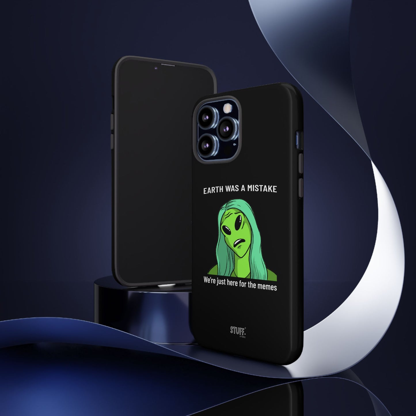 Meme Liking Alien Case | Coque résistante double protection pour les amateurs de Pop Culture