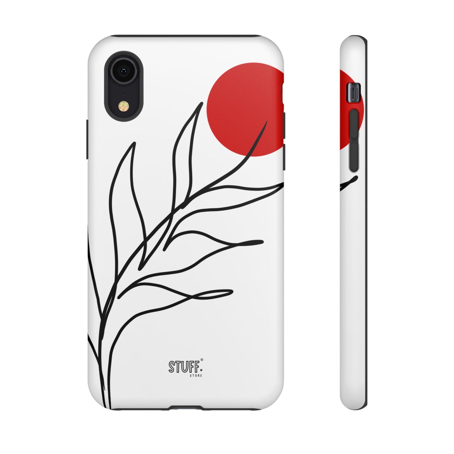 Red Sun Case | Coque résistante double protection avec Design Minimaliste